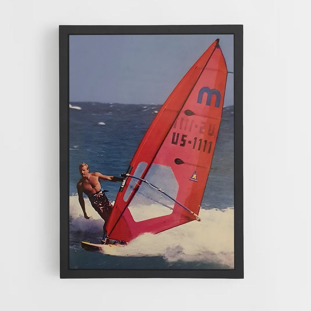 Poster Robby naish tumultueuses – affiche Planche à voile (vue 2)